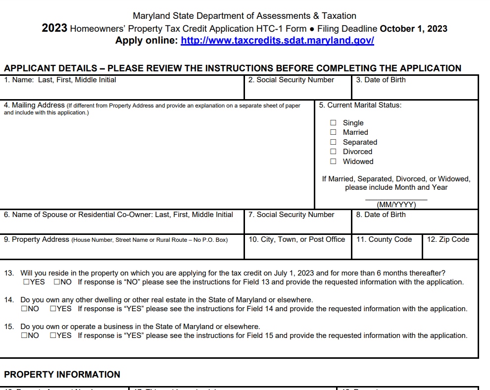 2023 Homeowner Tax Rebate