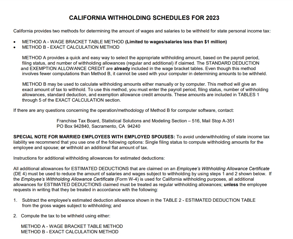 Ca Tax Rebate 2023