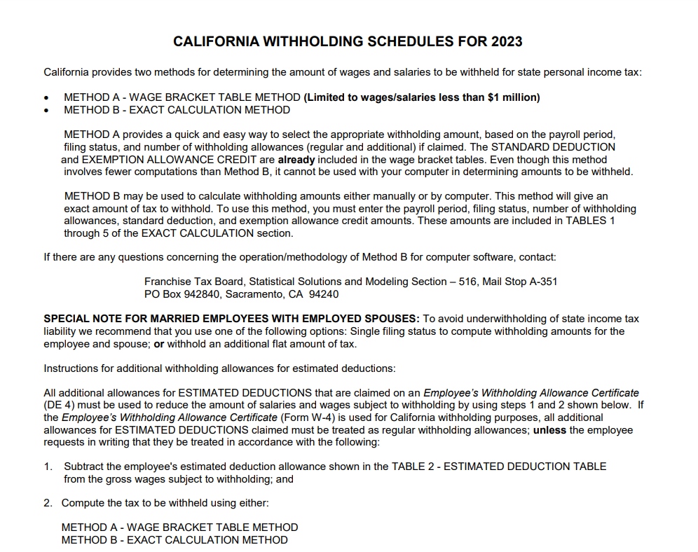 California State Tax Rebate 2023