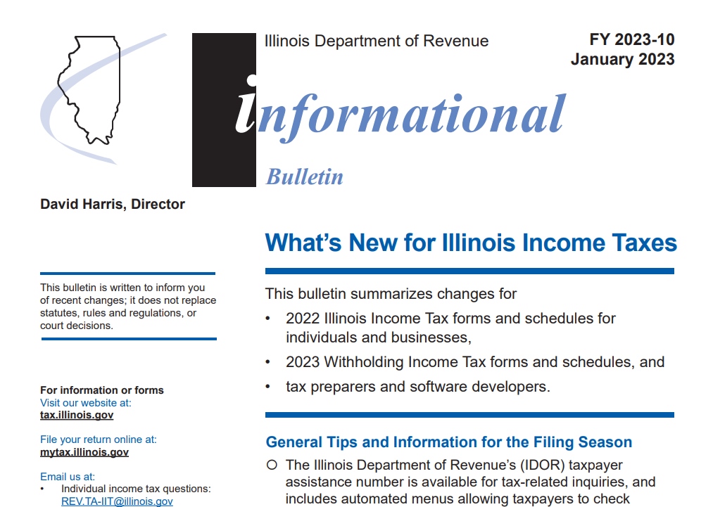 Illinois Property Tax Rebate 2023