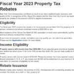 2023 Property Tax Rebate Form