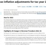 IRS Tax Rebate 2023